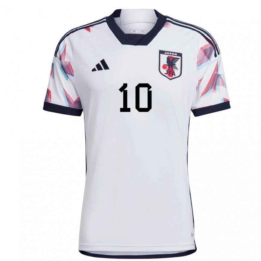 Niño Camiseta Japón Takumi Minamino #10 Blanco 2ª Equipación 22-24 México