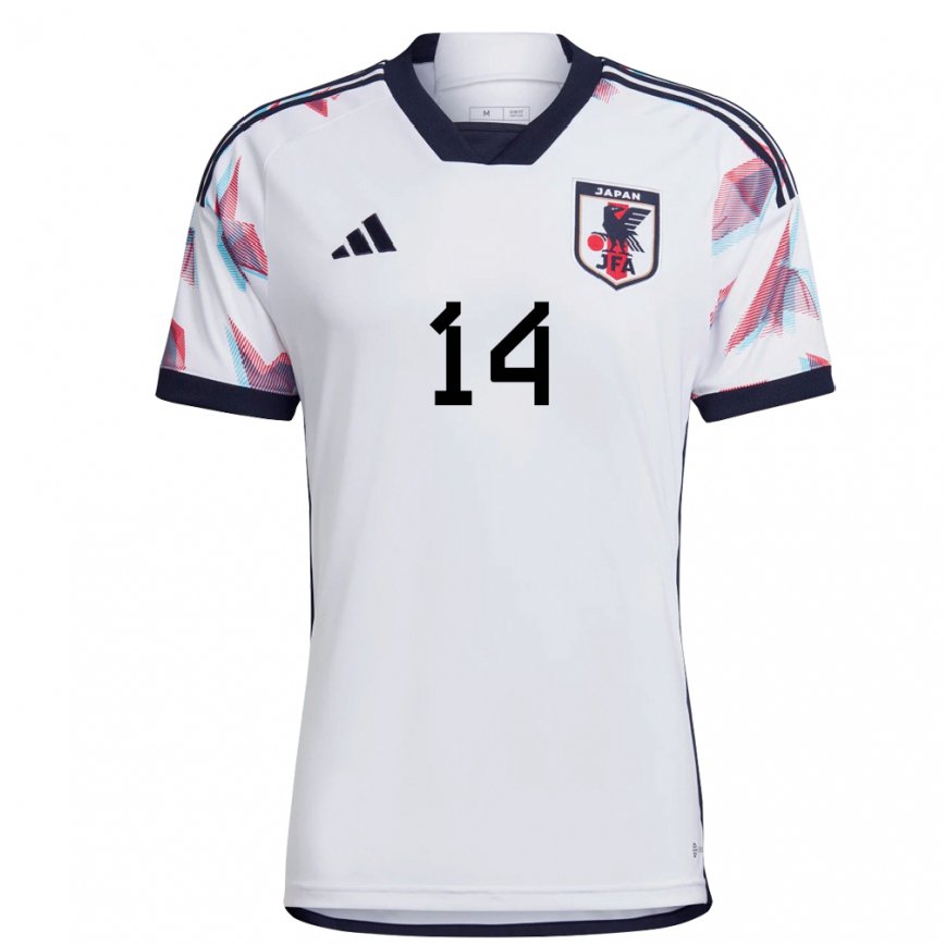 Niño Camiseta Japón Junya Ito #14 Blanco 2ª Equipación 22-24 México