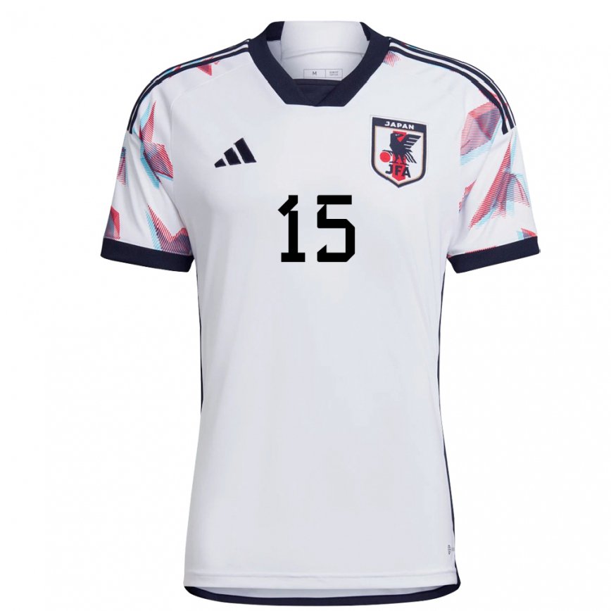 Niño Camiseta Japón Daichi Kamada #15 Blanco 2ª Equipación 22-24 México