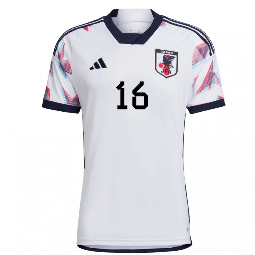 Niño Camiseta Japón Takehiro Tomiyasu #16 Blanco 2ª Equipación 22-24 México