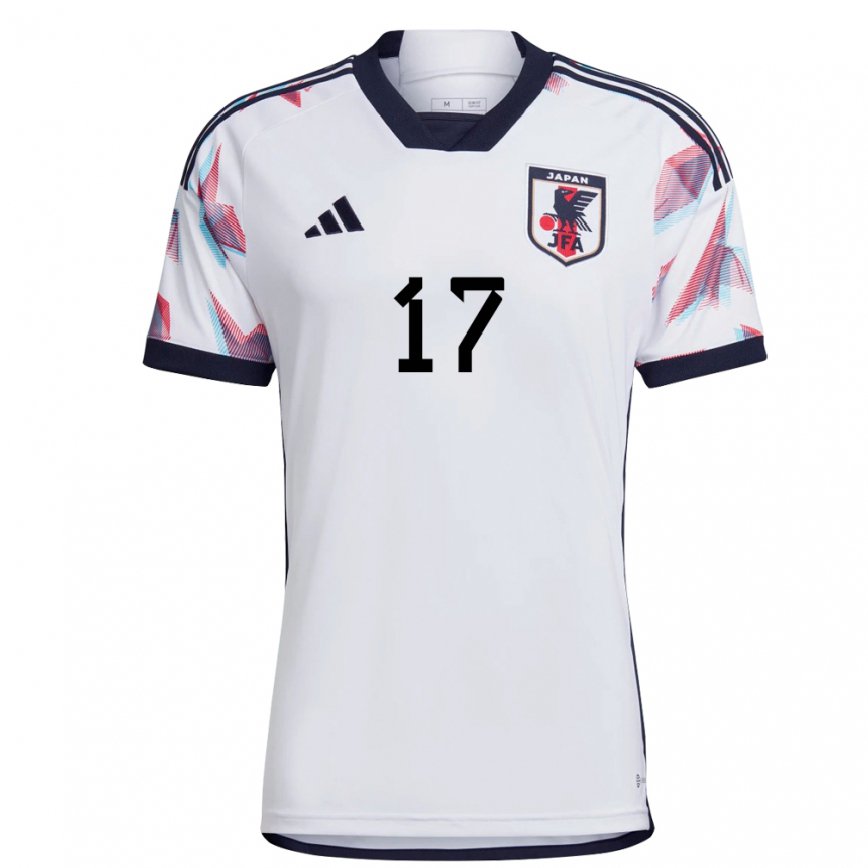 Niño Camiseta Japón Ao Tanaka #17 Blanco 2ª Equipación 22-24 México