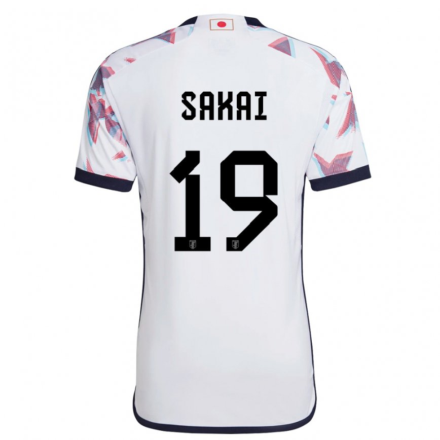 Niño Camiseta Japón Hiroki Sakai #19 Blanco 2ª Equipación 22-24 México