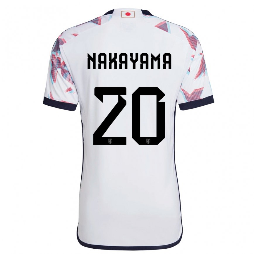 Niño Camiseta Japón Yuta Nakayama #20 Blanco 2ª Equipación 22-24 México