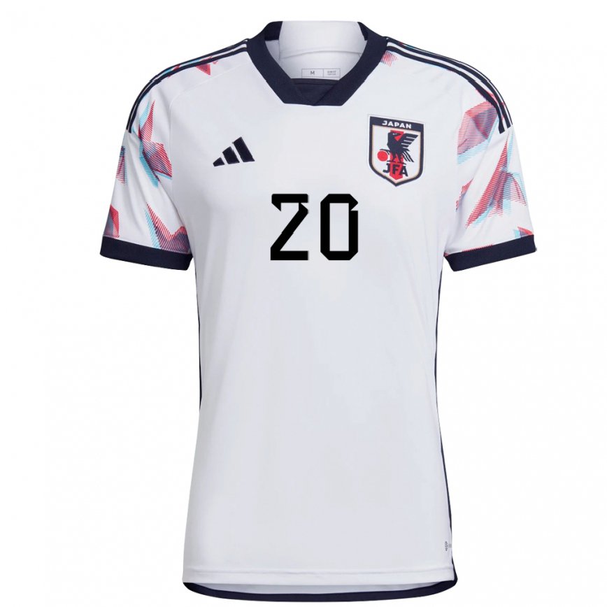 Niño Camiseta Japón Yuta Nakayama #20 Blanco 2ª Equipación 22-24 México