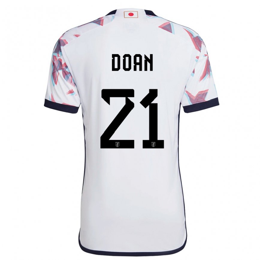 Niño Camiseta Japón Ritsu Doan #21 Blanco 2ª Equipación 22-24 México