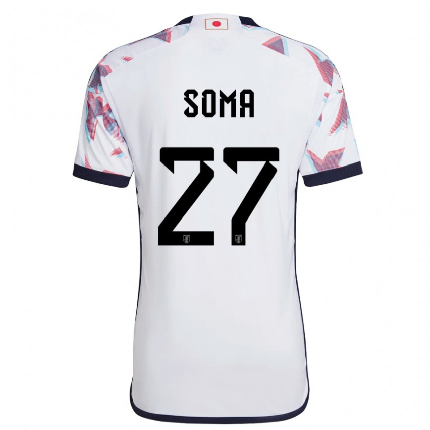 Niño Camiseta Japón Yuki Soma #27 Blanco 2ª Equipación 22-24 México