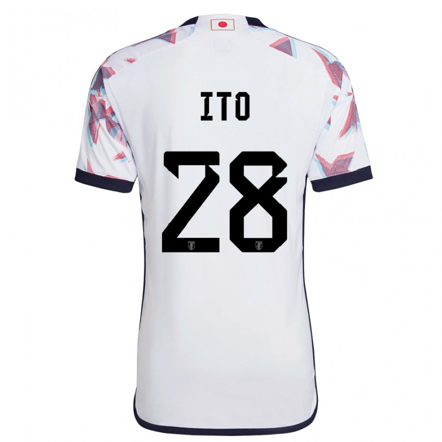 Niño Camiseta Japón Hiroki Ito #28 Blanco 2ª Equipación 22-24 México