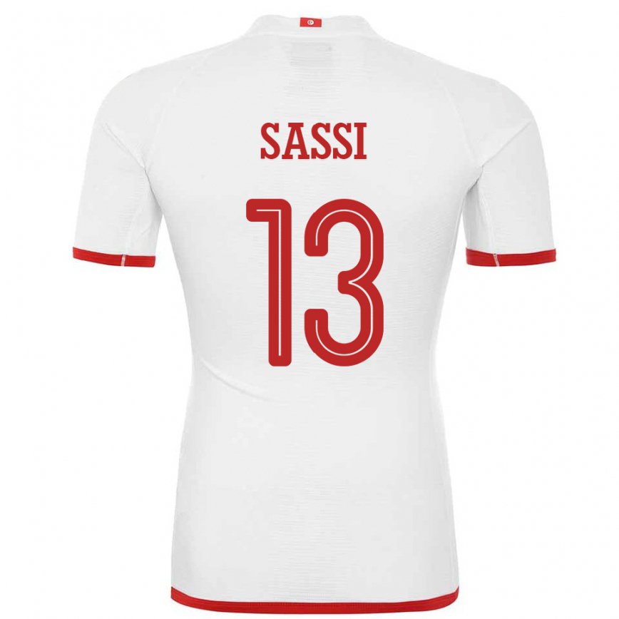 Niño Camiseta Túnez Ferjani Sassi #13 Blanco 2ª Equipación 22-24 México