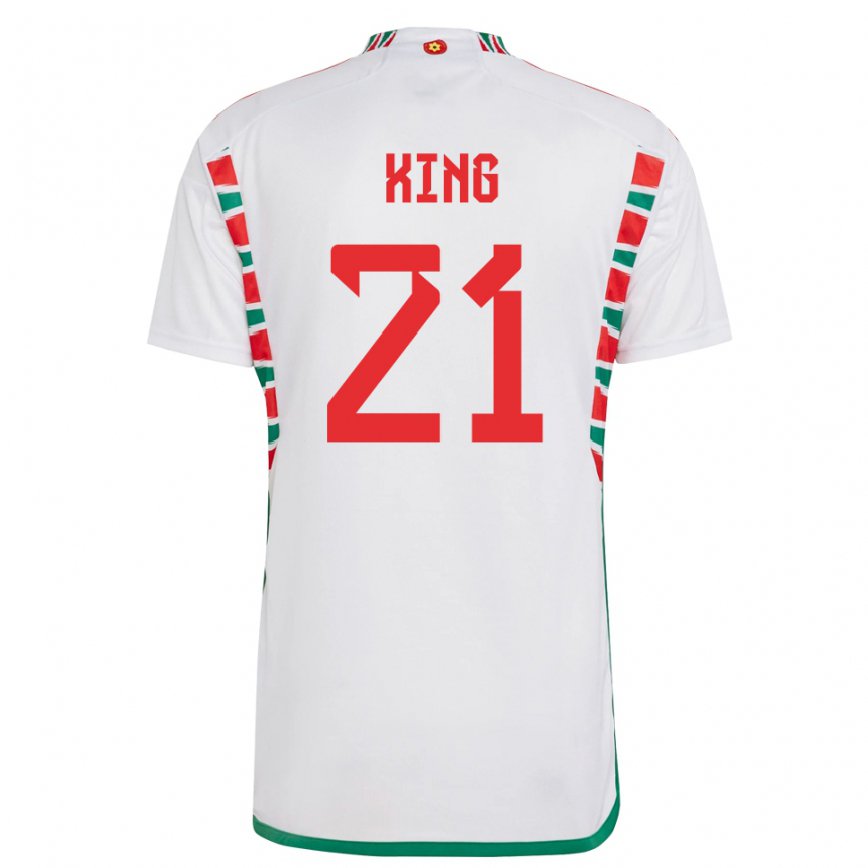 Niño Camiseta Gales Tom King #21 Blanco 2ª Equipación 22-24 México