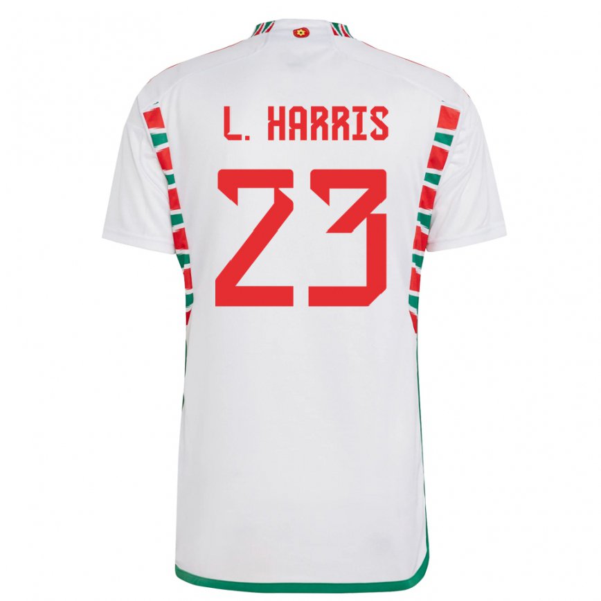 Niño Camiseta Gales Luke Harris #23 Blanco 2ª Equipación 22-24 México