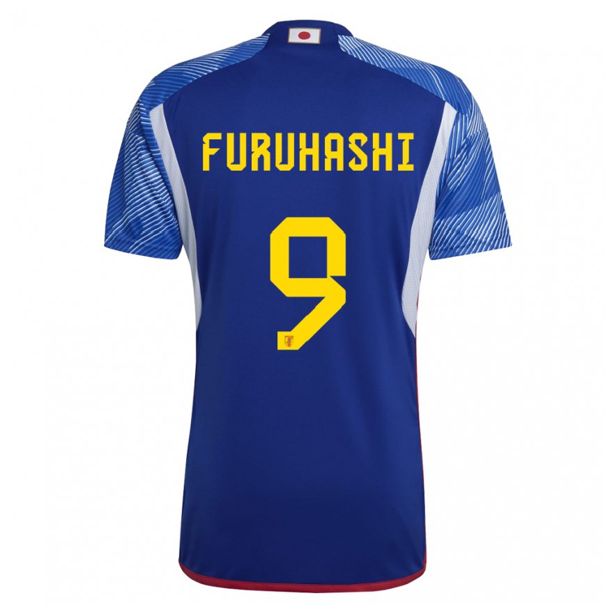 Hombre Camiseta Japón Kyogo Furuhashi #9 Azul Real 1ª Equipación 22-24 México