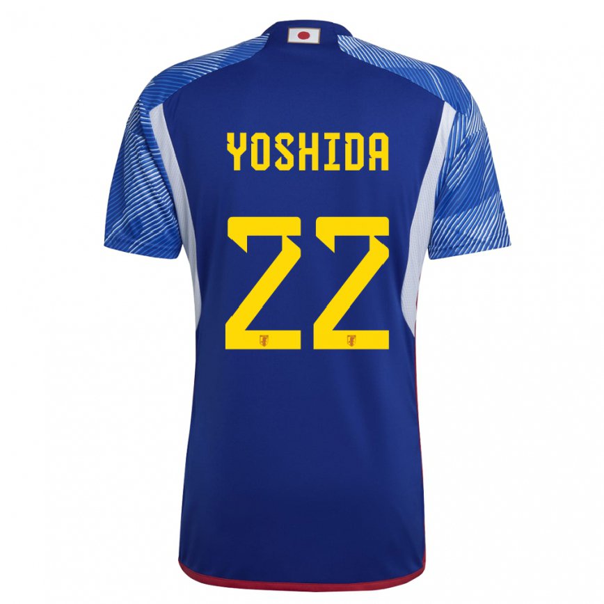 Hombre Camiseta Japón Maya Yoshida #22 Azul Real 1ª Equipación 22-24 México