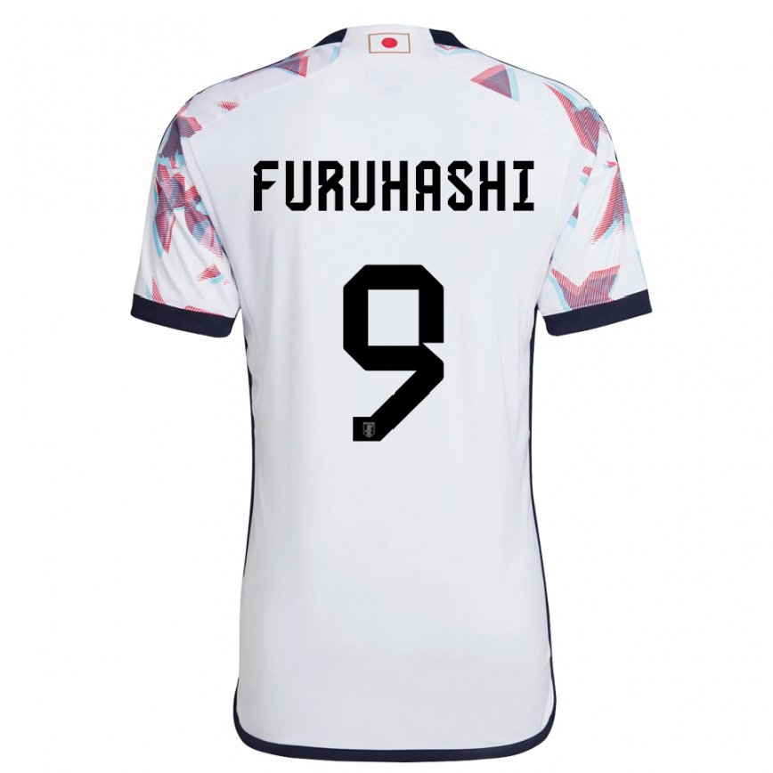 Mujer Camiseta Japón Kyogo Furuhashi #9 Blanco 2ª Equipación 22-24 México