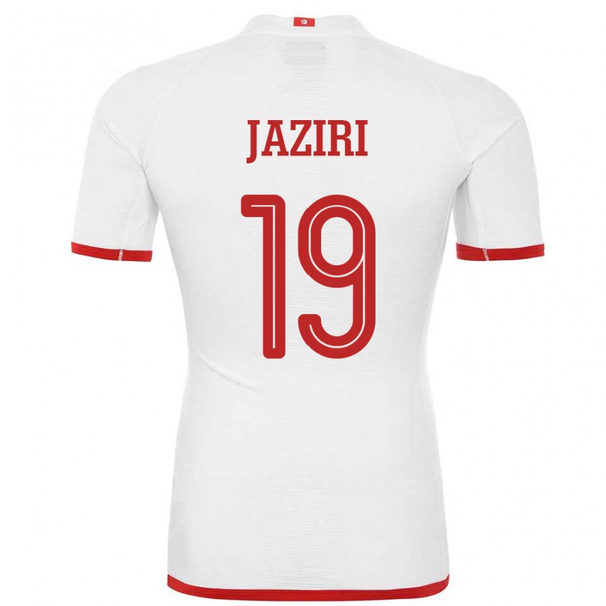 Mujer Camiseta Túnez Seifeddin Jaziri #19 Blanco 2ª Equipación 22-24 México