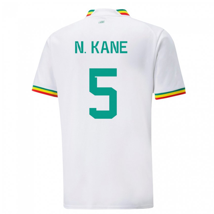 Niño Camiseta Senegal Ndeye Ndiaye Kane #5 Blanco 1ª Equipación 22-24 México