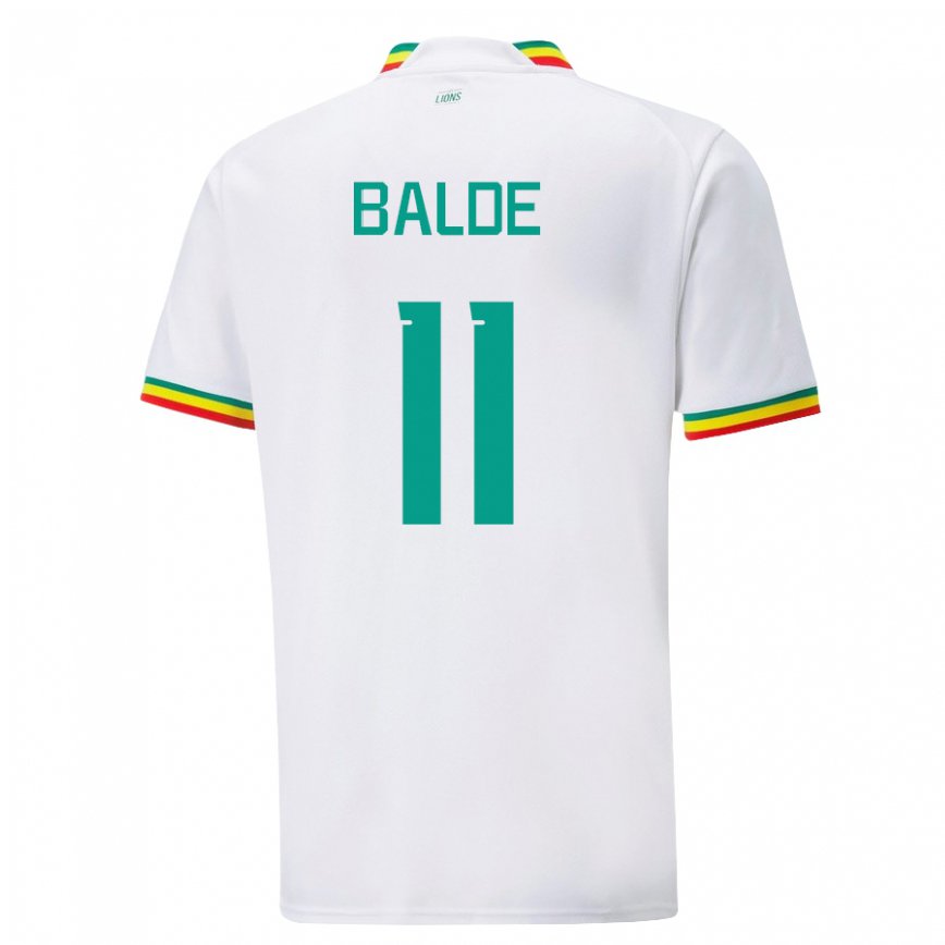 Niño Camiseta Senegal Haby Balde #11 Blanco 1ª Equipación 22-24 México