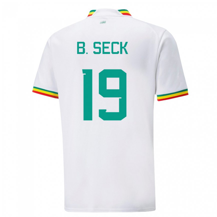 Niño Camiseta Senegal Bineta Korkel Seck #19 Blanco 1ª Equipación 22-24 México