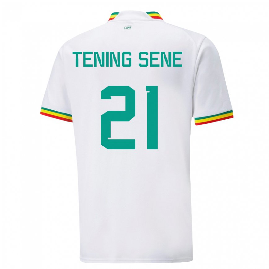 Niño Camiseta Senegal Tening Sene #21 Blanco 1ª Equipación 22-24 México