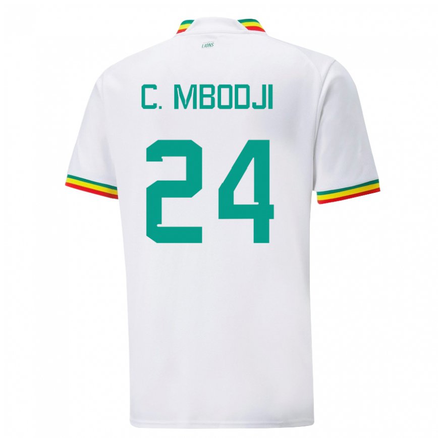 Niño Camiseta Senegal Coumba Sylla Mbodji #24 Blanco 1ª Equipación 22-24 México