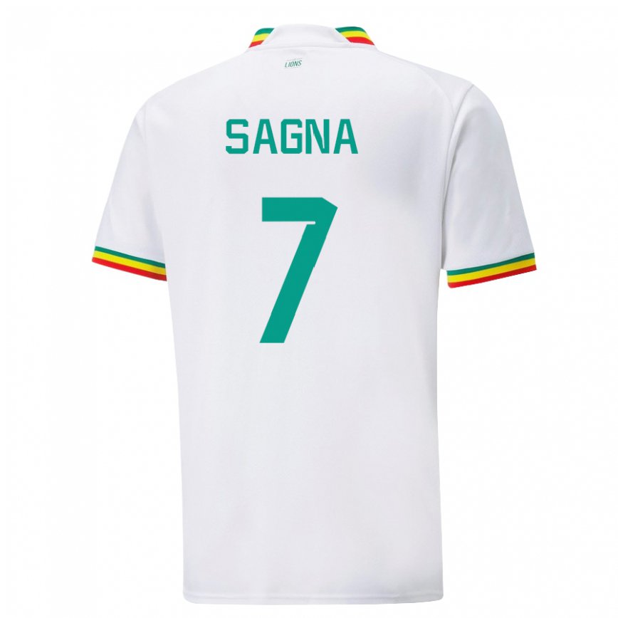 Niño Camiseta Senegal Amadou Sagna #7 Blanco 1ª Equipación 22-24 México