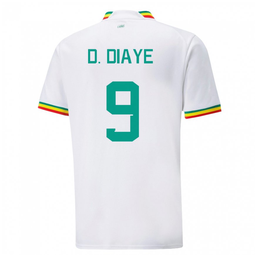 Niño Camiseta Senegal Dialy N Diaye #9 Blanco 1ª Equipación 22-24 México