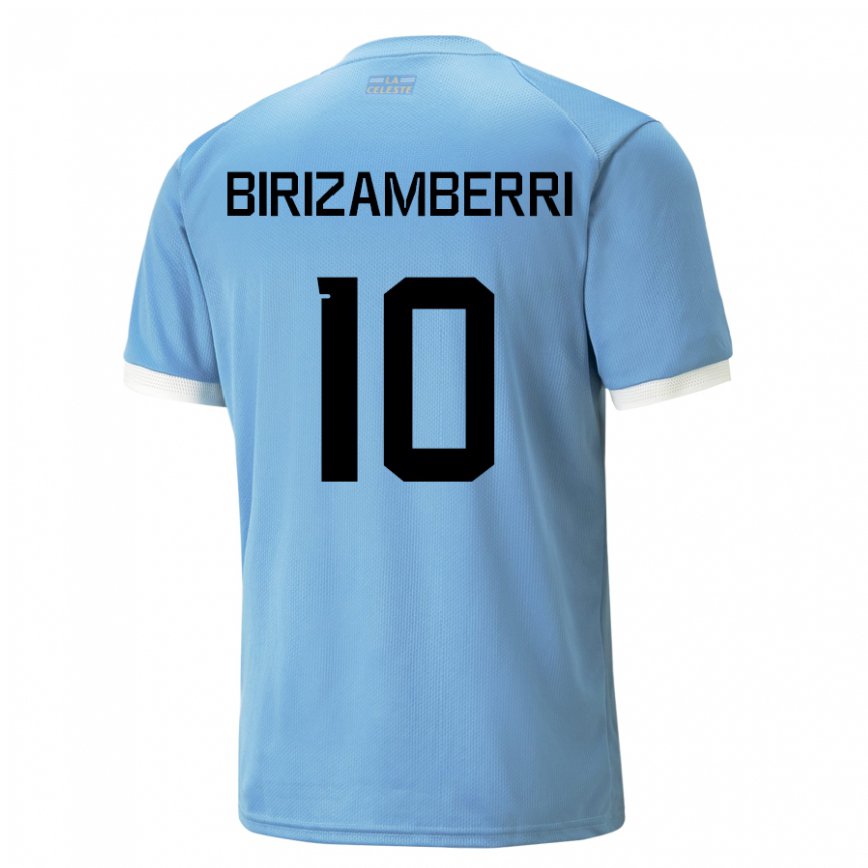 Niño Camiseta Uruguay Carolina Birizamberri #10 Azul 1ª Equipación 22-24 México