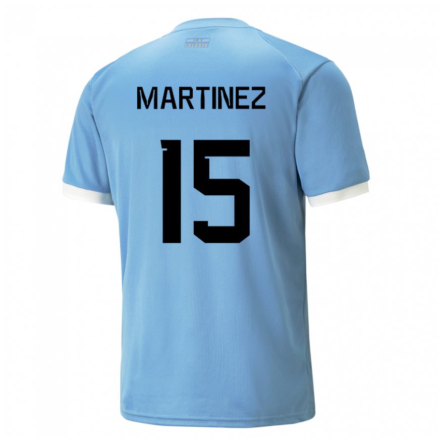 Niño Camiseta Uruguay Rocio Martinez #15 Azul 1ª Equipación 22-24 México