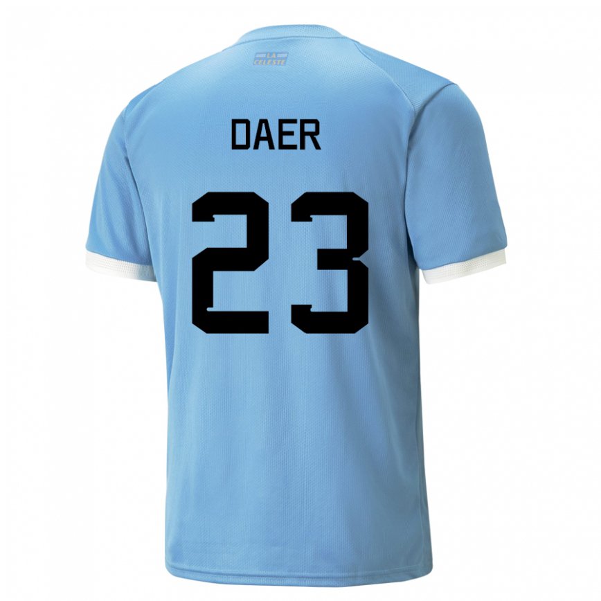 Niño Camiseta Uruguay Zulma Daer #23 Azul 1ª Equipación 22-24 México