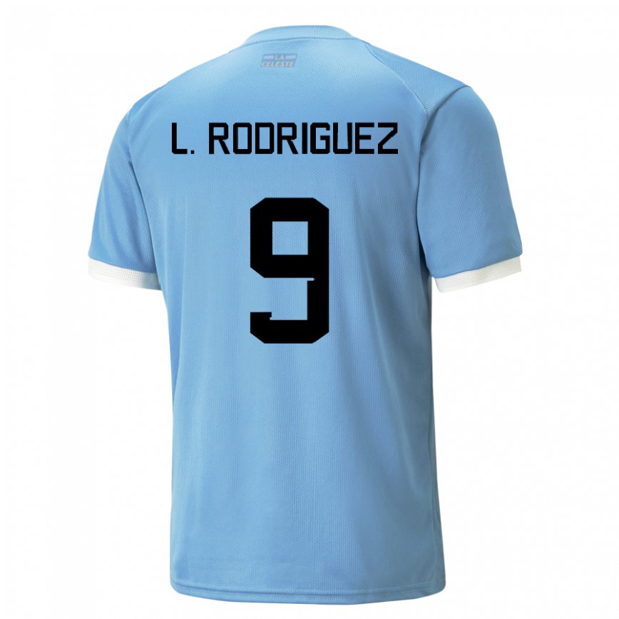 Niño Camiseta Uruguay Luciano Rodriguez #9 Azul 1ª Equipación 22-24 México