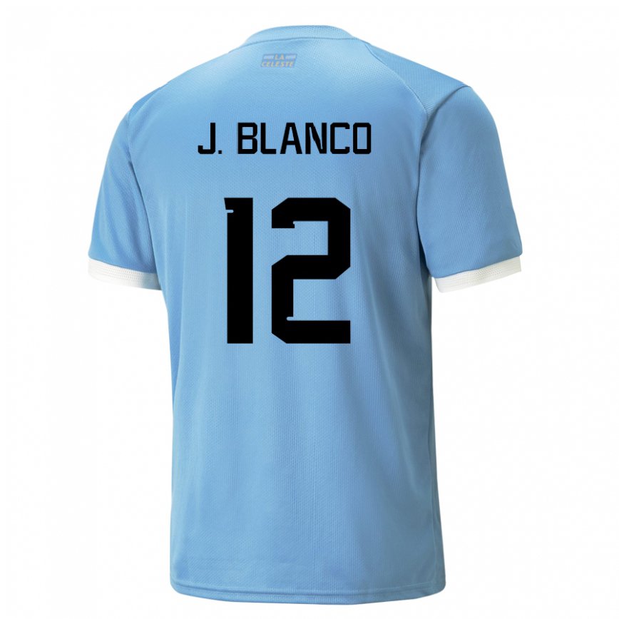 Niño Camiseta Uruguay Juan Ignacio Blanco #12 Azul 1ª Equipación 22-24 México