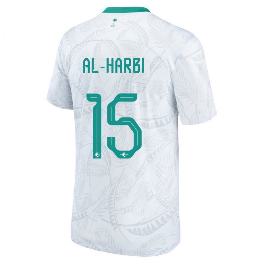 Niño Camiseta Arabia Saudita Mashael Al Harbi #15 Blanco 1ª Equipación 22-24 México