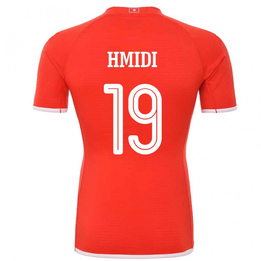 Niño Camiseta Túnez Baraket Hmidi #19 Rojo 1ª Equipación 22-24 México