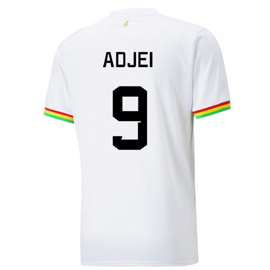 Niño Camiseta Ghana Vivian Adjei #9 Blanco 1ª Equipación 22-24 México