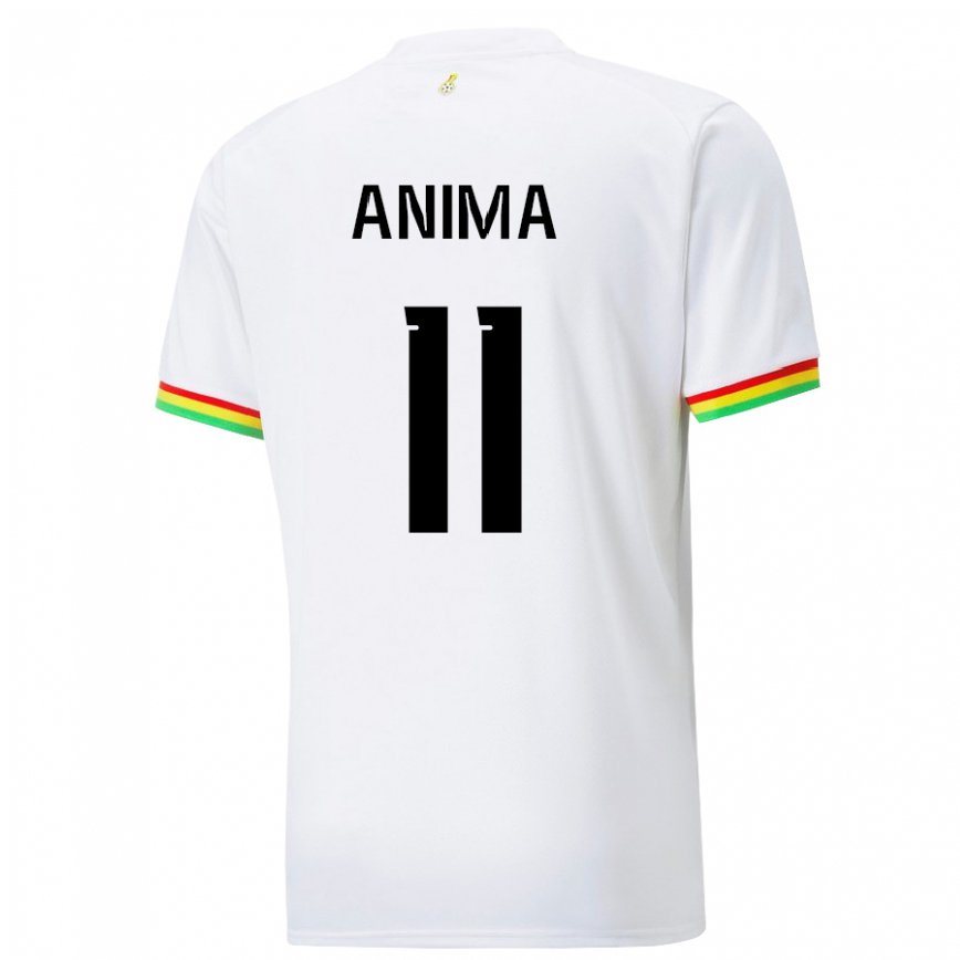 Niño Camiseta Ghana Naomi Anima #11 Blanco 1ª Equipación 22-24 México