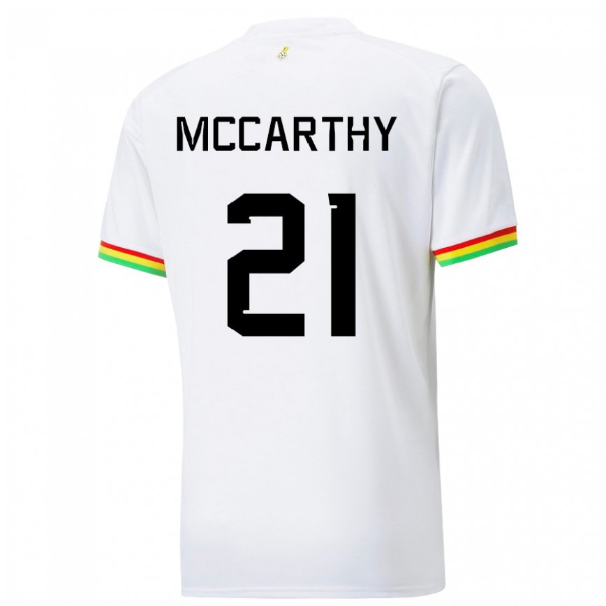 Niño Camiseta Ghana Kerrie Mccarthy #21 Blanco 1ª Equipación 22-24 México