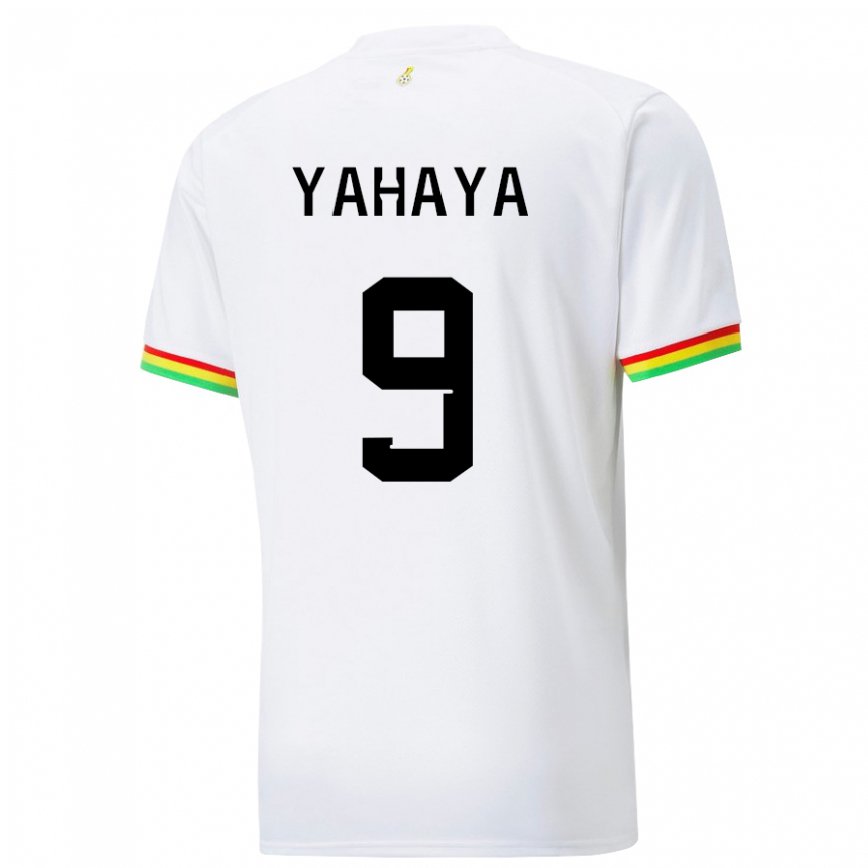 Niño Camiseta Ghana Mohammed Yahaya #9 Blanco 1ª Equipación 22-24 México