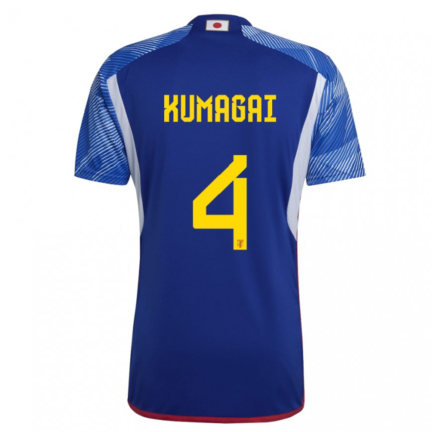 Niño Camiseta Japón Saki Kumagai #4 Azul Real 1ª Equipación 22-24 México