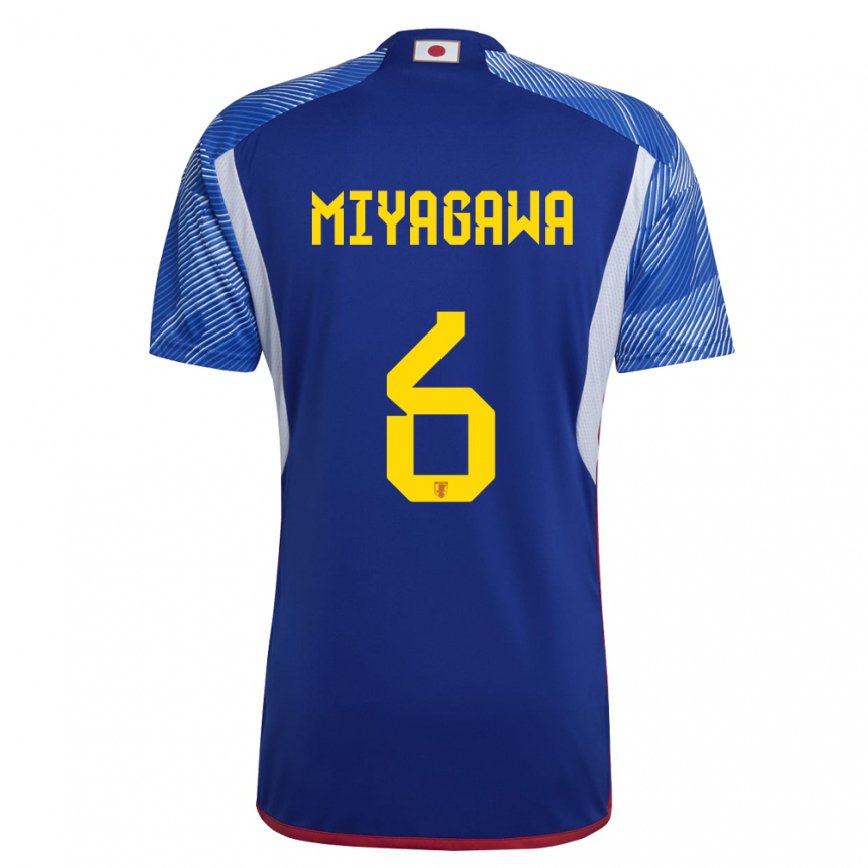 Niño Camiseta Japón Asato Miyagawa #6 Azul Real 1ª Equipación 22-24 México