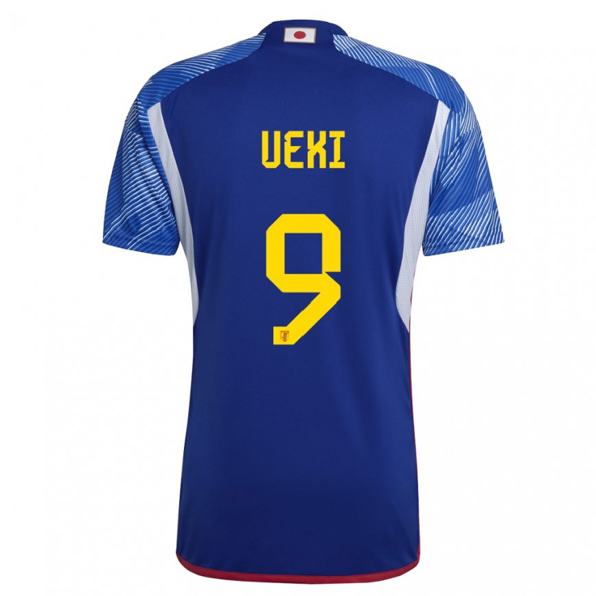 Niño Camiseta Japón Riko Ueki #9 Azul Real 1ª Equipación 22-24 México