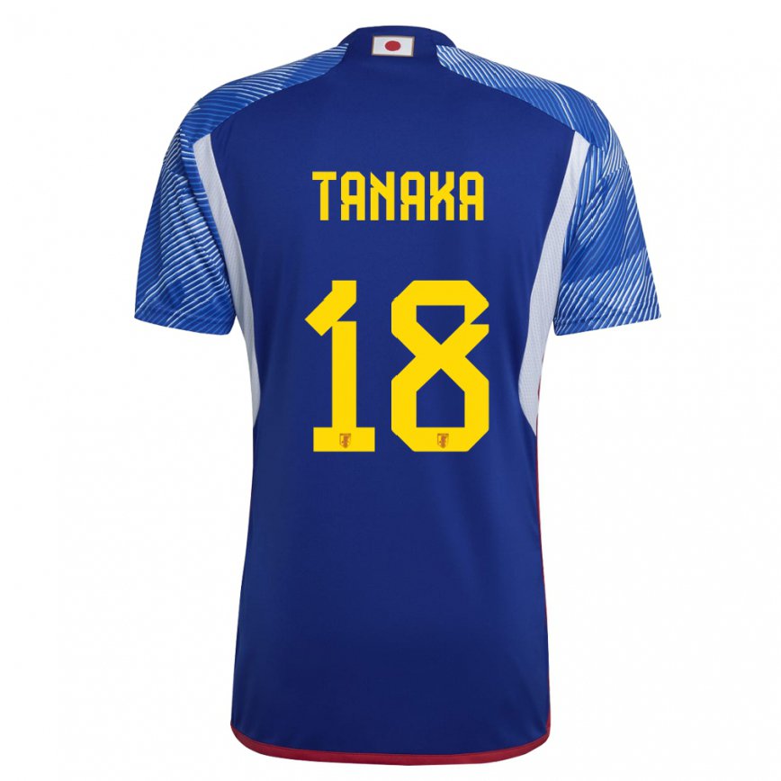 Niño Camiseta Japón Momoko Tanaka #18 Azul Real 1ª Equipación 22-24 México