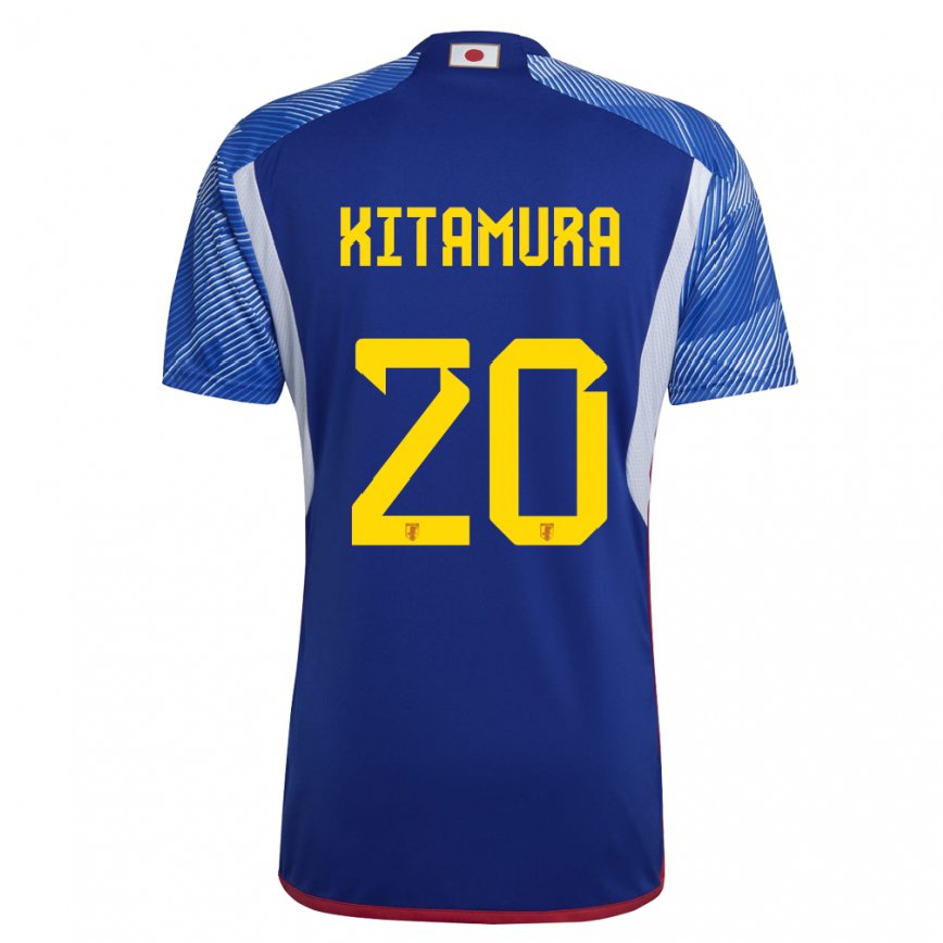 Niño Camiseta Japón Nanami Kitamura #20 Azul Real 1ª Equipación 22-24 México