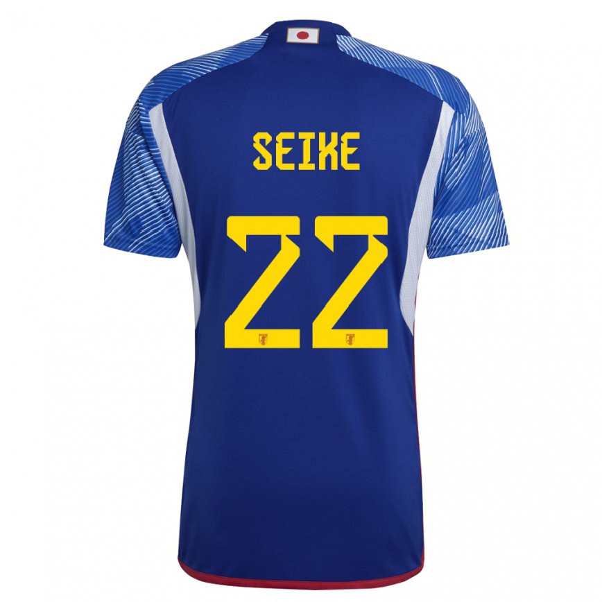 Niño Camiseta Japón Kiko Seike #22 Azul Real 1ª Equipación 22-24 México