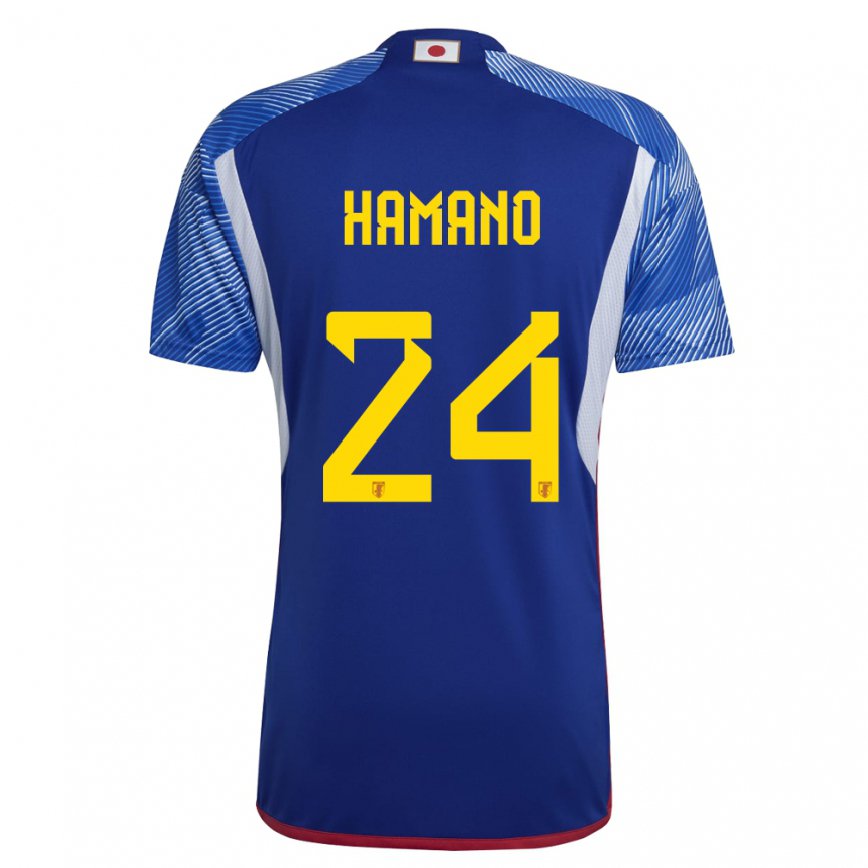 Niño Camiseta Japón Maika Hamano #24 Azul Real 1ª Equipación 22-24 México