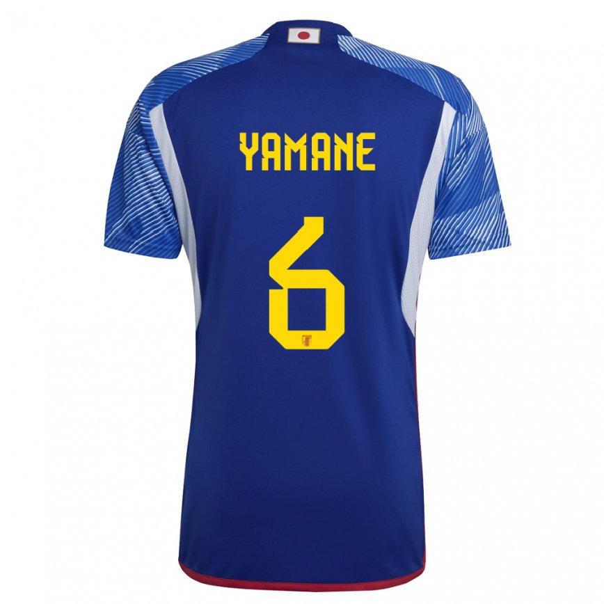 Niño Camiseta Japón Riku Yamane #6 Azul Real 1ª Equipación 22-24 México