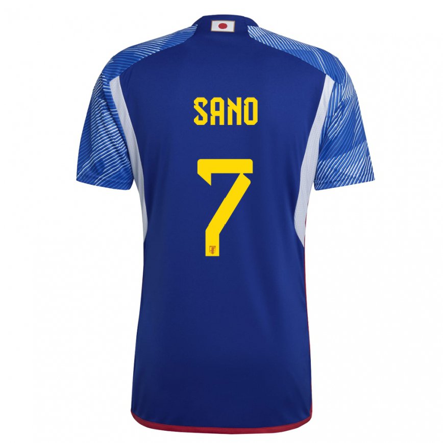 Niño Camiseta Japón Kodai Sano #7 Azul Real 1ª Equipación 22-24 México