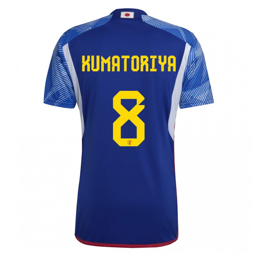 Niño Camiseta Japón Issei Kumatoriya #8 Azul Real 1ª Equipación 22-24 México