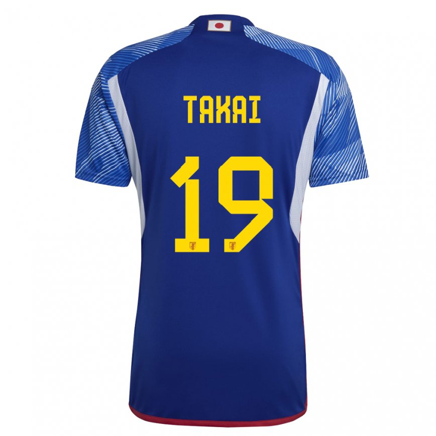 Niño Camiseta Japón Kota Takai #19 Azul Real 1ª Equipación 22-24 México