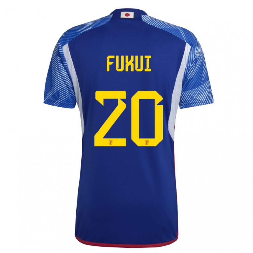 Niño Camiseta Japón Taichi Fukui #20 Azul Real 1ª Equipación 22-24 México