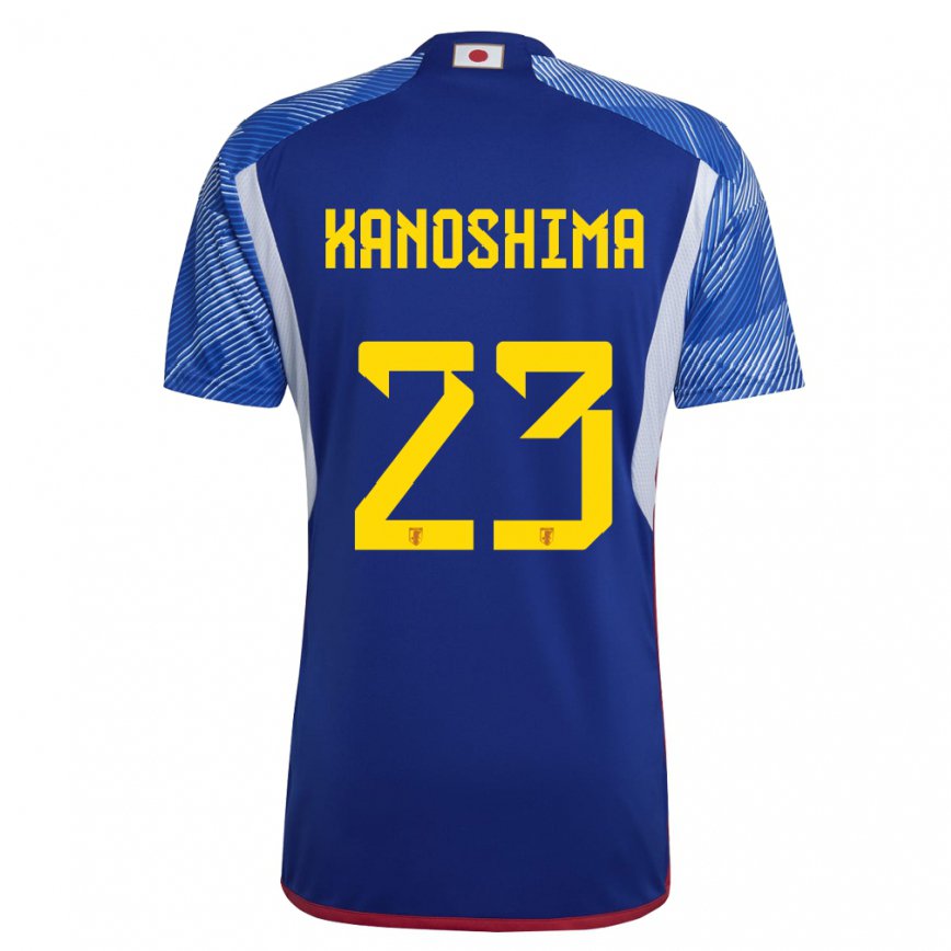 Niño Camiseta Japón Yu Kanoshima #23 Azul Real 1ª Equipación 22-24 México