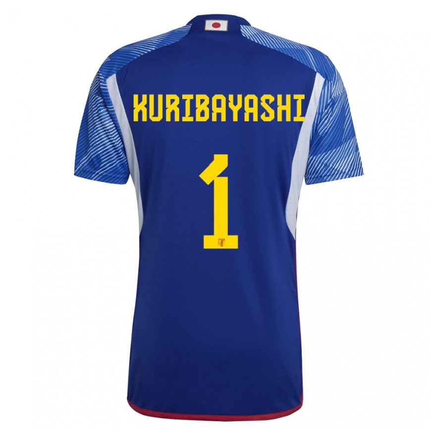 Niño Camiseta Japón Hayato Kuribayashi #1 Azul Real 1ª Equipación 22-24 México